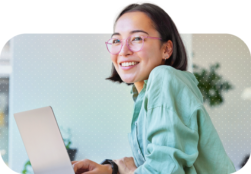 ペンギン村グループで働く女性の写真